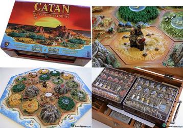 verzonden Postbode ketting Catan 3D Collector Edition The Settlers of Catan and Cities and Knights  special gift edition