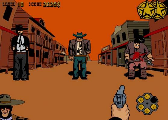 cowboy gun fight game