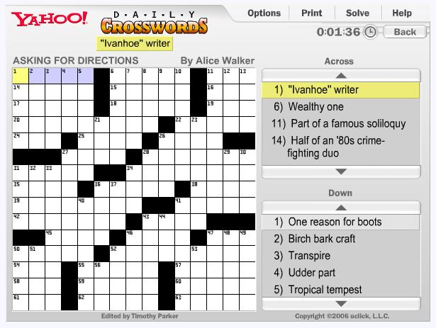 Play Daily Mini Crossword  Free Online Mobile Games at ArcadeThunder